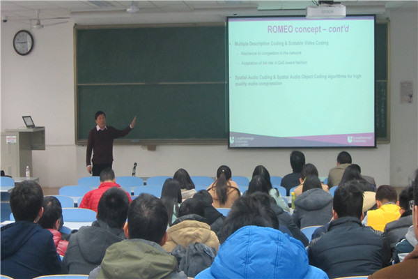 史希玉博士作学术报告现场